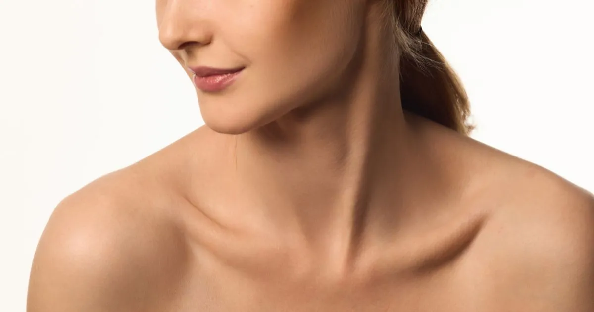 Close-up of Kybella fat-dissolving treatment being administered at a medical spa in Seymour, IN
